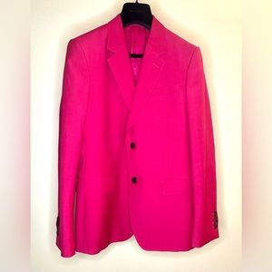 Alexander McQueen Fuchsia Hot Pink Blazer